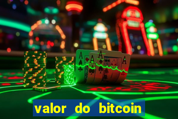 valor do bitcoin em 2020 em reais